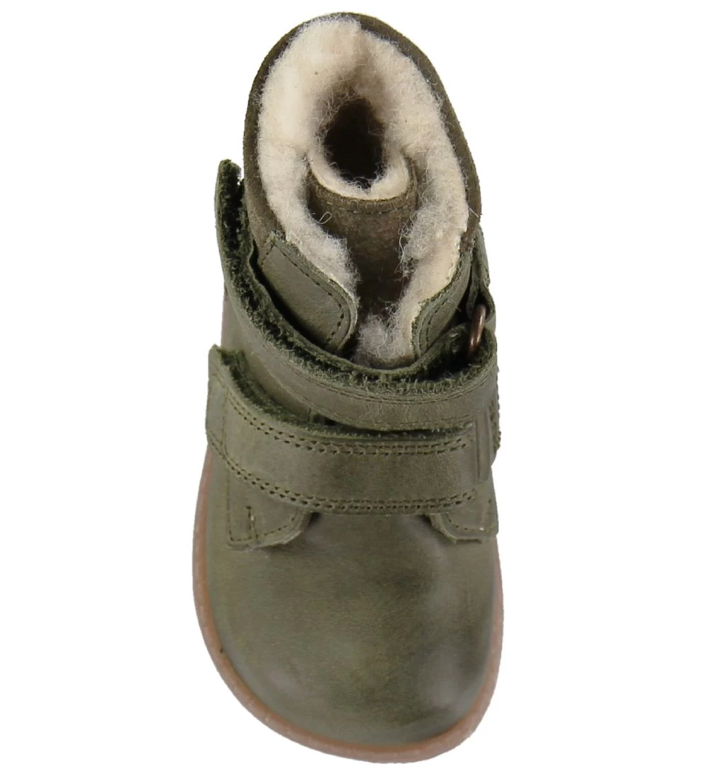 Bundgaard Vinterstøvler - Rabbit Velcro - Tex - Army - Billede 3